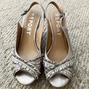 REPORT WEDGE SANDALS